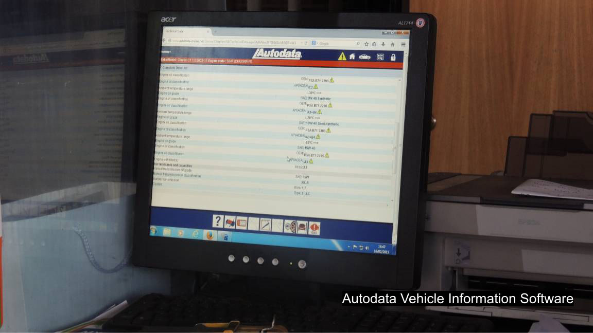 Autodata Vehicle Information Software